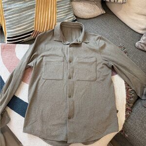 Lululemon Soft Knit Men's Heathered Rover Button-Up Overshirt